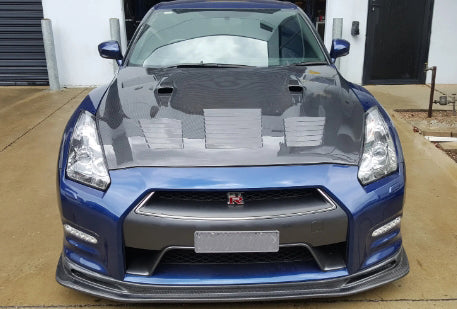 Nissan R35 GTR DBA TS Style Front Lip Undertray 2012-2016