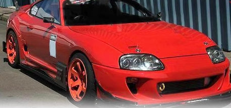 For 93-98 Supra MK4 JZA80 Ridox Style Fiberglass Unpaint Front Fenders Pair - Kazento Carbon Parts