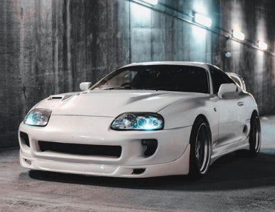 For 93-98 Supra MK4 JZA80 KZ Style Carbon Fiber Eyebrow Body Kit Pair 2pcs - Kazento Carbon Parts