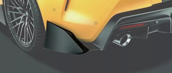 For Toyota 19+ Supra A90 T Type Carbon Fiber Rear Spats Body Kit Fins Pair - Kazento Carbon Parts