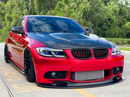 BMW E90 E91 06-08 3 Series 4 Door GTS Style Carbon Fiber Hood Bonnet