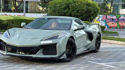 Chevrolet Corvette C8 20-24 Carbon Fiber Side Skirt Extensions Pair