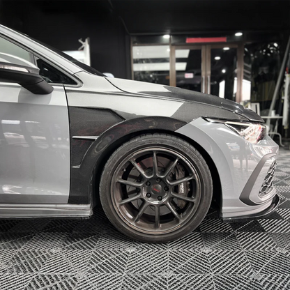 Volkswagen Carbon FIber Front Vented Fenders for Golf MK8 Replacement