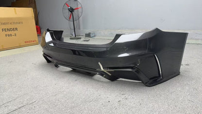 For BMW 3 Series F30 4 Door Sedan 3D Style Rear Bumper 2012-2019
