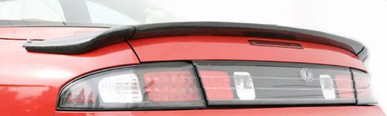 Origin Style Fiberglass Rear Trunk Spoiler Wing 3pcs For Nissan 200SX S14 S14A