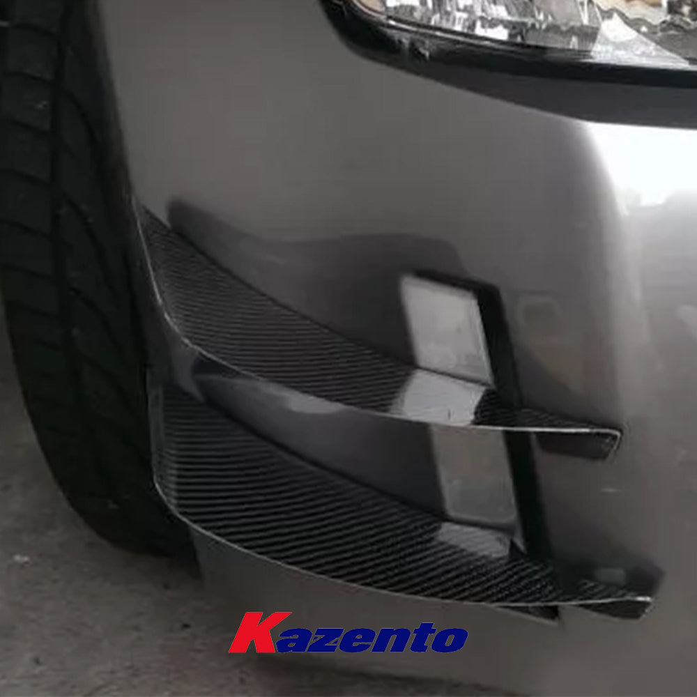 Nissan 350Z Z33 Front Bumper Canard Splitters Addon 4pcs 2003-05