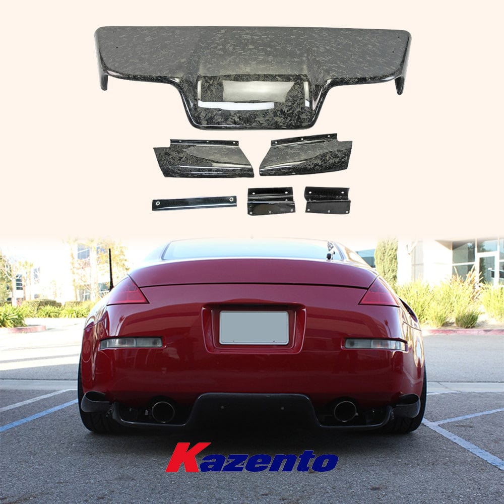 350z Z33 Infiniti G35 Coupe 2D TS Style Rear Diffuser – Kazento Carbon ...