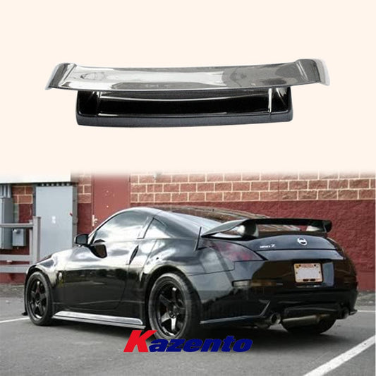 350Z Z33 NIS Version 1 Rear Trunk Spoiler Wing 2003-2008 Kazento Carbon Parts 车身侧板