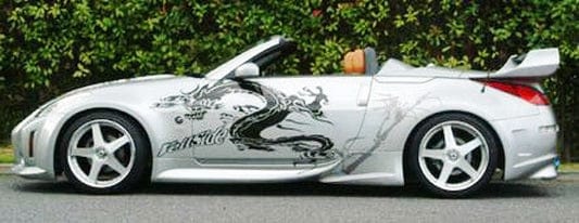 350Z Z33 VRS Style Rear Spoiler 2003-2008 (Convertible Only) Kazento Carbon Parts 车身侧板