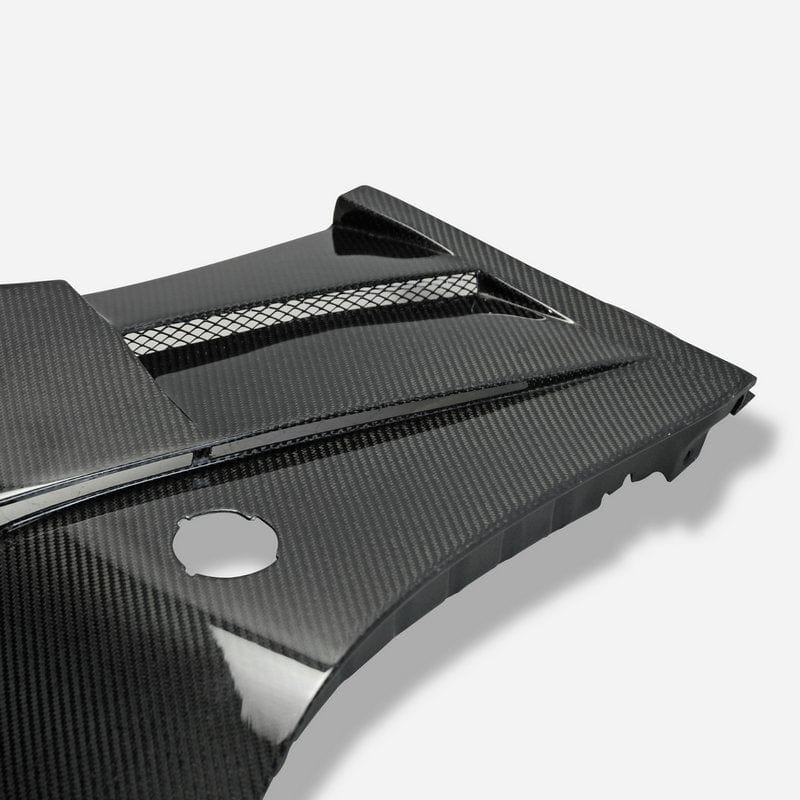 370Z Z34 Front Fender (only below vents opened) 2009+ Kazento Carbon Parts 车身侧板