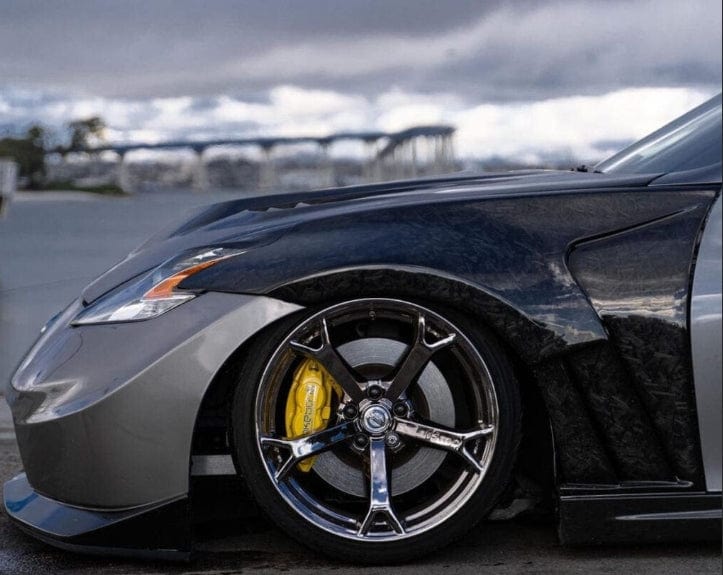 370Z Z34 Front Fender (only below vents opened) 2009+