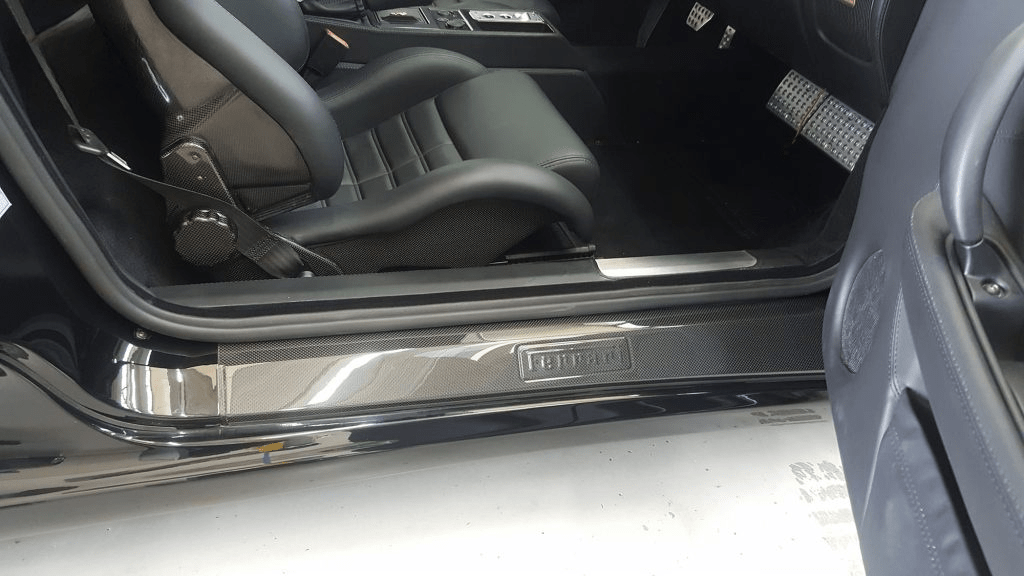 3K Carbon Fiber Bottom Door Sill Panel Plate For Ferrari F430 F360 Kazento Carbon Parts Carbon Fiber F430-DS-B-1KCF