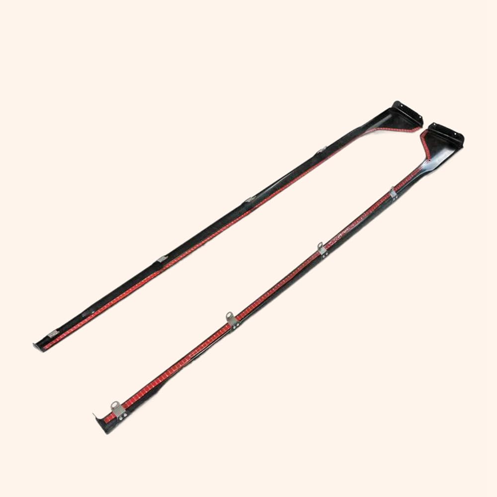 For Honda 17 Onwards Civic Type R Fk8 M Type Side Garnish 2Pcs Rocker Panels Side Part Abs Body Kit Replacement - Kazento Carbon Parts