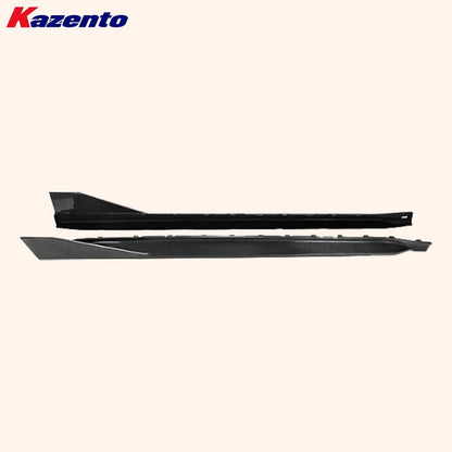 Kazento For BMW M3 G80 G81 M4 G82 G83 20-24 Carbon MP Style Side Skirts Extensions Pair - Kazento Carbon Parts