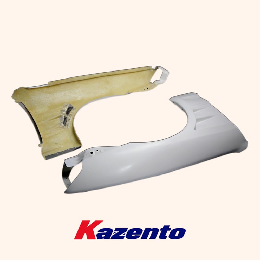 Kazento Front Fender +25Mm For Nissan Skyline For R32 Gts Bn Style Fiber Glass Shipping from the USA - Kazento Carbon Parts