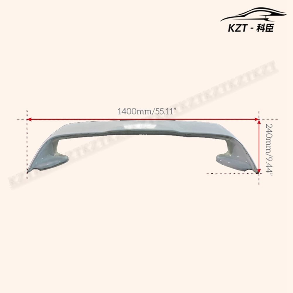 For MITSUBISHI Evolution 10 Oem Rear Spoiler Fiber Glass Universal Wing For Car Vehicle Body Parts Kits - Kazento Carbon Parts