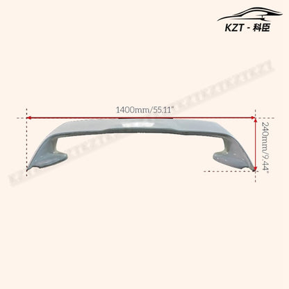 For MITSUBISHI Evolution 10 Oem Rear Spoiler Fiber Glass Universal Wing For Car Vehicle Body Parts Kits - Kazento Carbon Parts