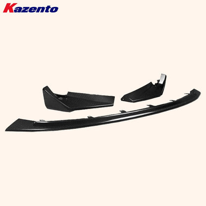 Kazento For BMW M3 G80 G81 M4 G82 G83 20-24 Carbon CL Style Front Bumper Lip Diffuser - Kazento Carbon Parts
