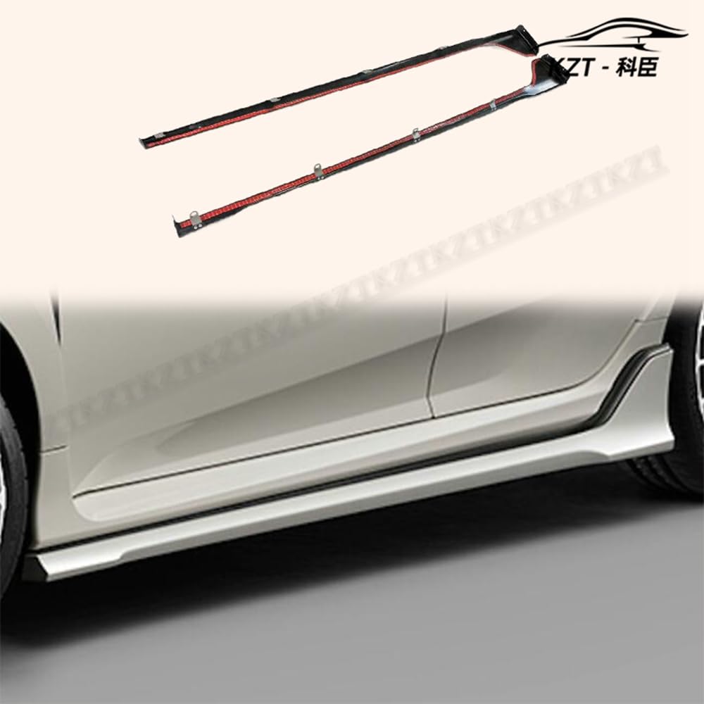 For Honda 17 Onwards Civic Type R Fk8 M Type Side Garnish 2Pcs Rocker Panels Side Part Abs Body Kit Replacement - Kazento Carbon Parts