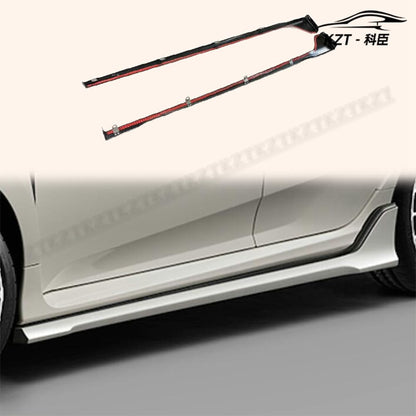 For Honda 17 Onwards Civic Type R Fk8 M Type Side Garnish 2Pcs Rocker Panels Side Part Abs Body Kit Replacement - Kazento Carbon Parts