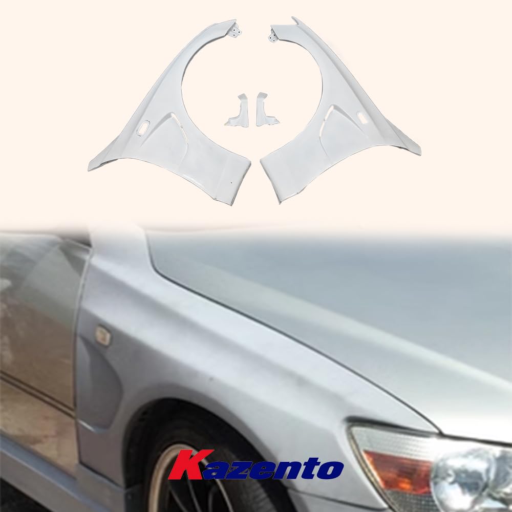 Kazento For Lexus 98-05 IS200 RS200 XE10 Altezza CS Vented Front Fender FRP(Unpaint) - Kazento Carbon Parts