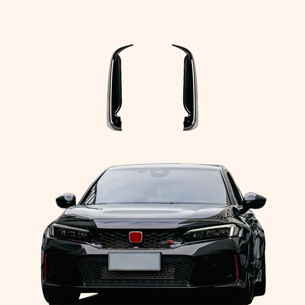Kazento For Honda Civic Type R FL5 2023-24 ABS OE Style Front Bumper LED DRL (white) - Kazento Carbon Parts