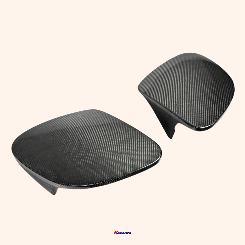 Kazento For Mazda Rx7 Fd3S Oem Headlight Covers (2Pcs) Carbon Fiber Front Head Light Lamp Covers - Kazento Carbon Parts