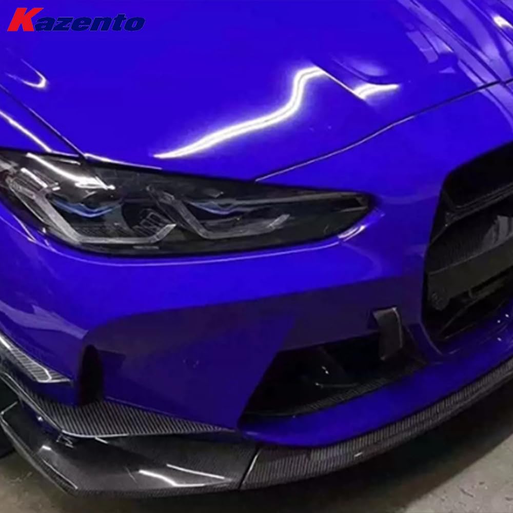 Kazento For BMW M3 G80 G81 M4 G82 G83 20-24 Carbon CL Style Front Bumper Lip Diffuser - Kazento Carbon Parts