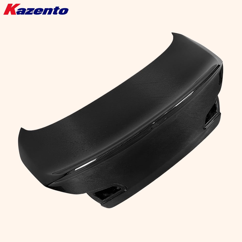 Kazento For Infiniti G37 4 Door Sedan 08-13 Carbon HT Style Rear Trunk With Camera Hole - Kazento Carbon Parts