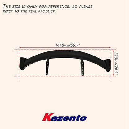Kazento For GOLF 7 7.5 8 Mazda 3 Axela GRB Corolla Yaris (Hatchback) Carbon Roof Spoiler - Kazento Carbon Parts