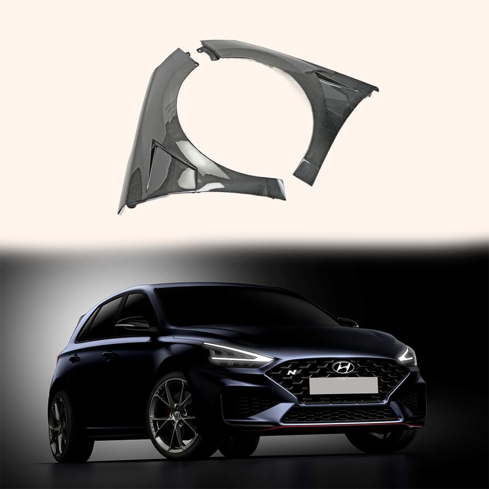Kazento For Hyundai I30N Pd18-21 Pre-Facelift Epa S Type Front Fender (Will Also Fit Elantra Gt Hatch Us Model) Carbon Fiber - Kazento Carbon Parts