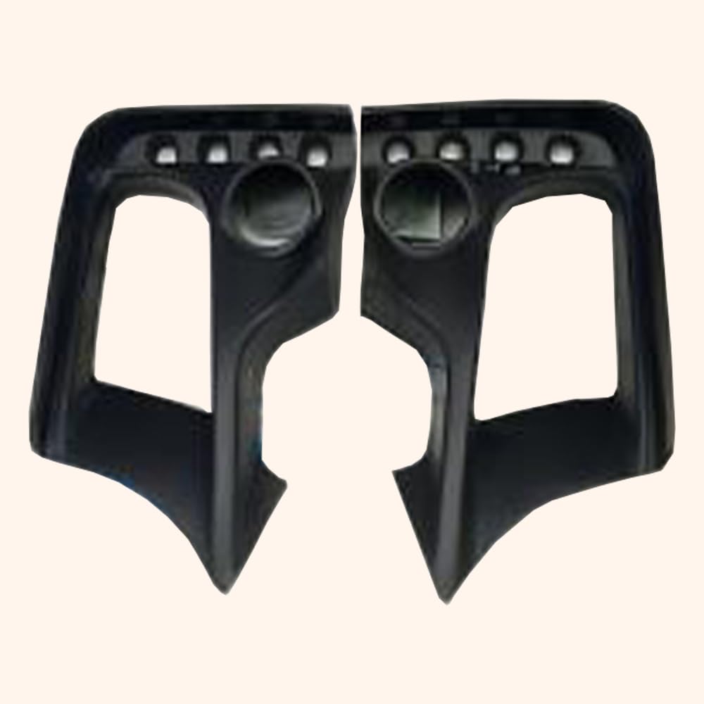 Kazento For Mini F56 F55 F57 DU Style FRP Front Bumper Fog Light Duct Vent Cover Pair - Kazento Carbon Parts