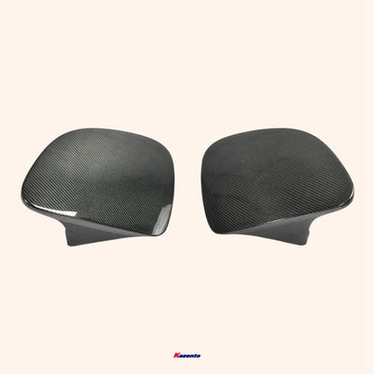 Kazento For Mazda Rx7 Fd3S Oem Headlight Covers (2Pcs) Carbon Fiber Front Head Light Lamp Covers - Kazento Carbon Parts