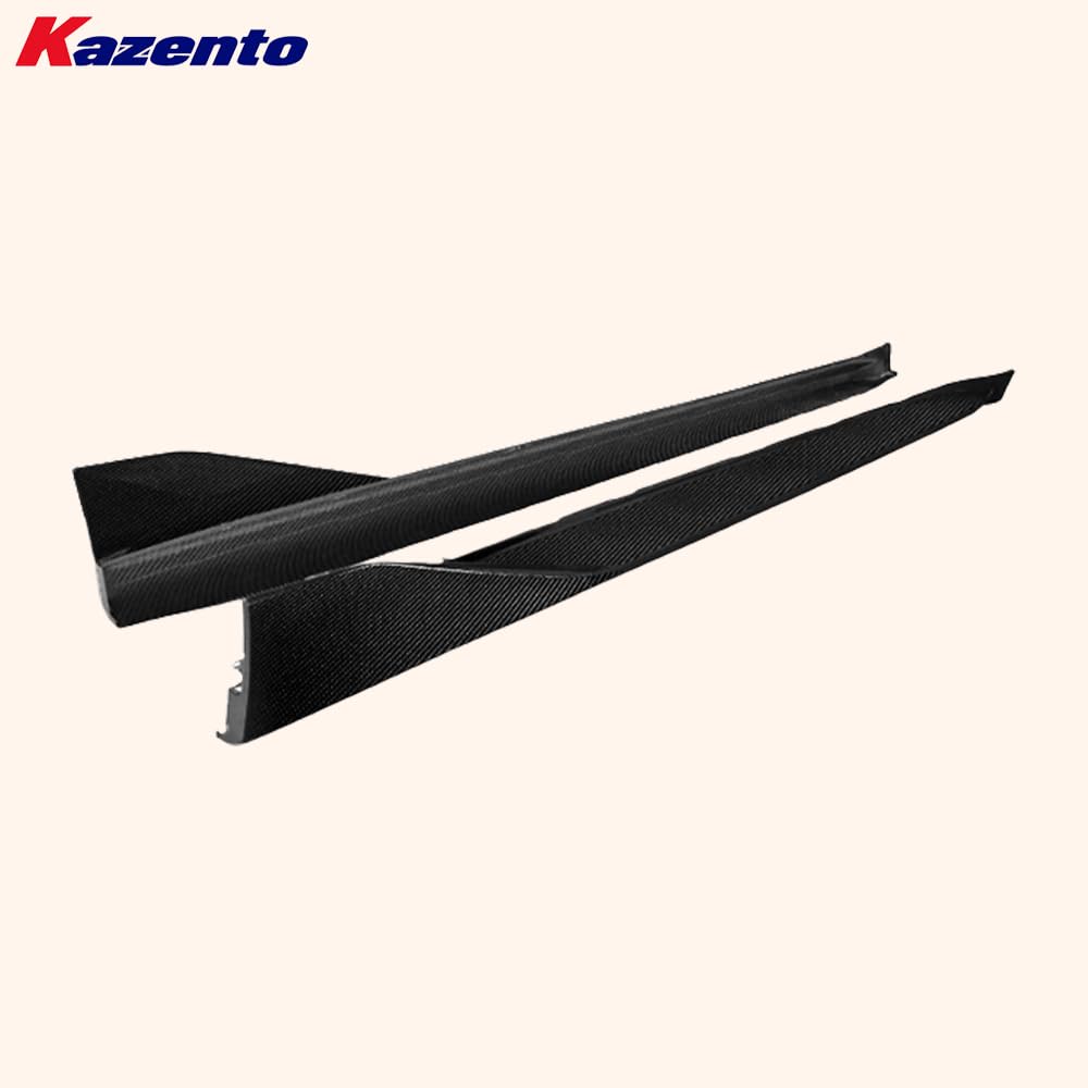 Kazento For BMW M3 G80 G81 M4 G82 G83 20-24 Carbon MP Style Side Skirts Extensions Pair - Kazento Carbon Parts