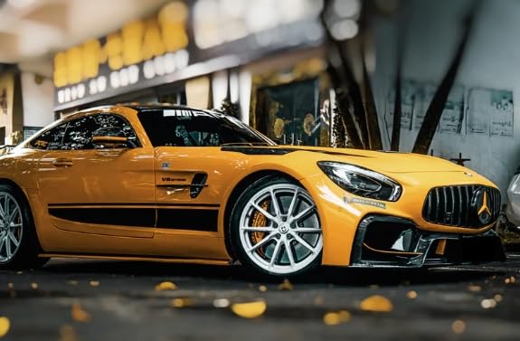 Kazento For Mercedes Benz AMG 2015-2021 GT GTS GTR Partial Carbon (Vents) Front Fender - Kazento Carbon Parts