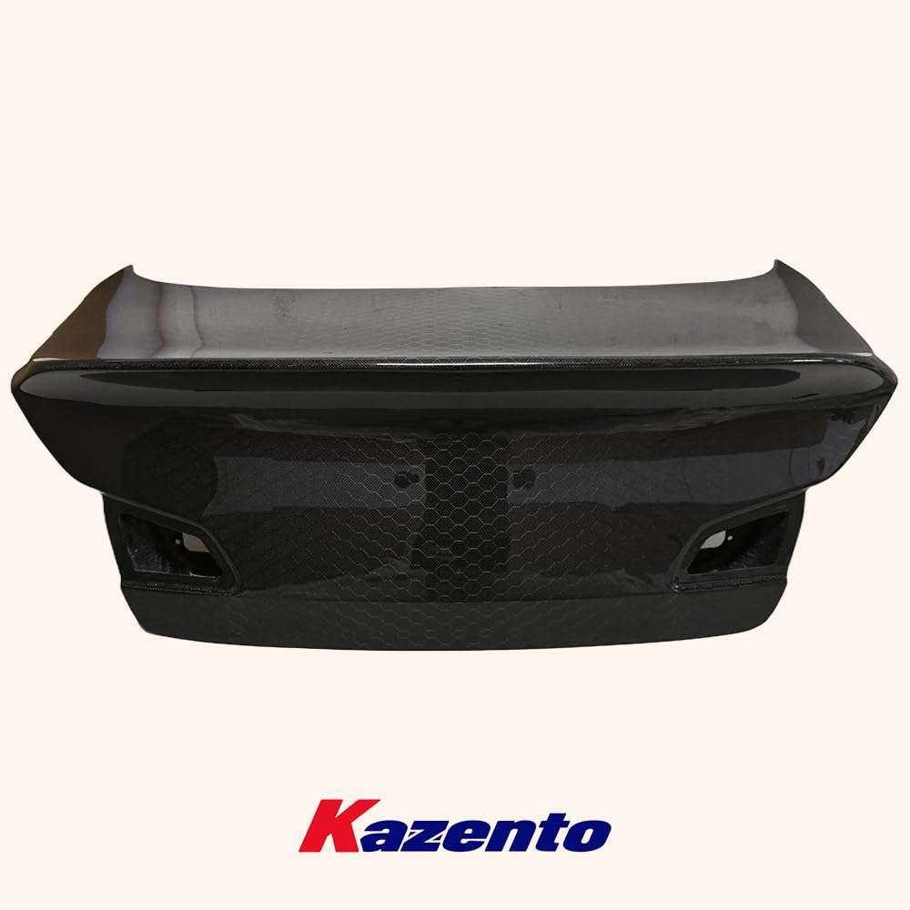 Kazento USA Shipping For Infiniti G37 Sedan 4 Door Honeycomb Carbon Dcuktail Style Rear Trunk Boot Lid - Kazento Carbon Parts