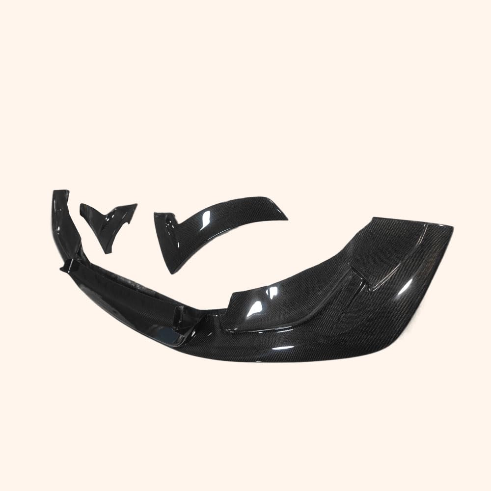 Kazento For BMW F80 F82 Real M4 SUP Style Carbon Fiber Front Bumper Bottom Lip 3PCS - Kazento Carbon Parts