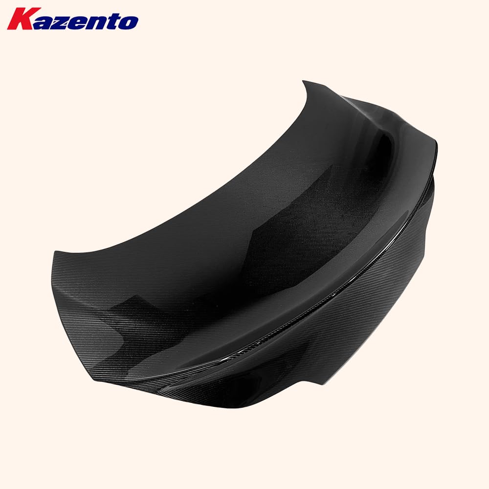 Kazento For Infiniti G37 2 Door Coupe 08-13 HT Carbon Rear Trunk (With Camera Hole) - Kazento Carbon Parts