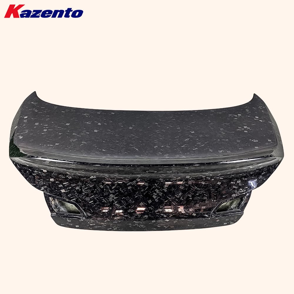 Kazento For Infiniti G37 Sedan 08-13 Forged Carbon HT Style Rear Trunk with Camera Hole - Kazento Carbon Parts