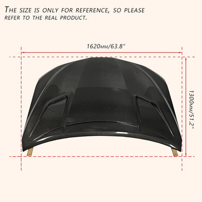 Kazento For Toyota Camry 2018-2023 Carbon Fiber Front Bumper Vented Cooling Hood Bonnet - Kazento Carbon Parts