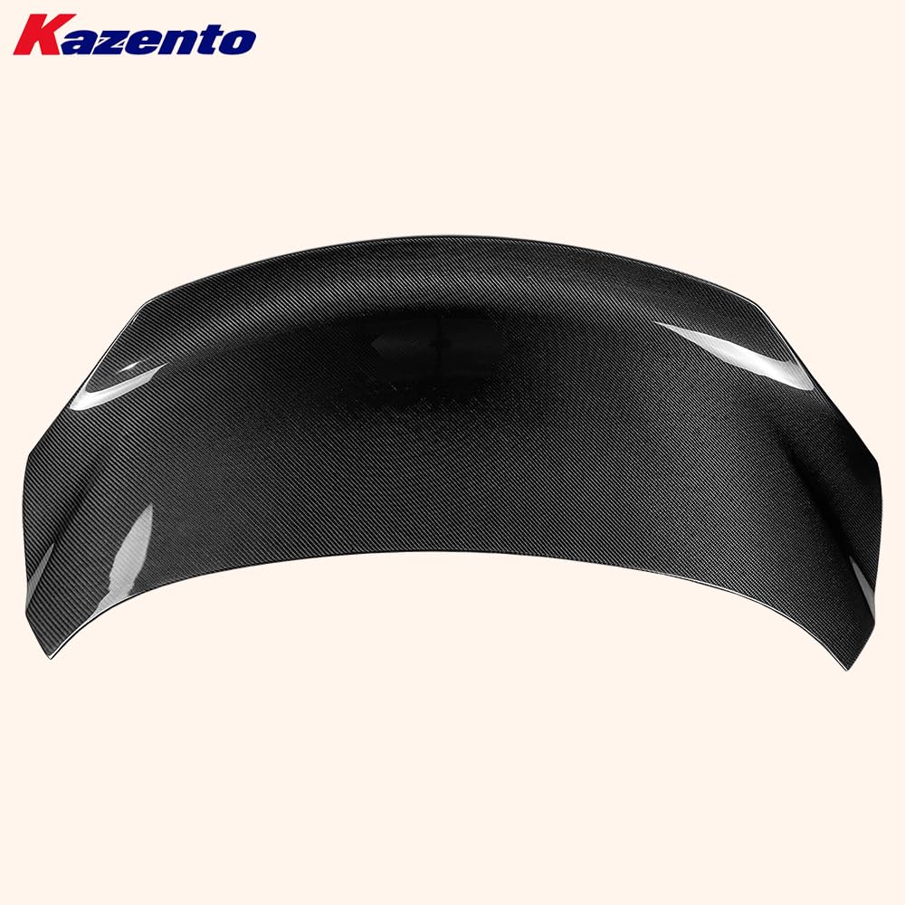 Kazento For Infiniti G37 2 Door Coupe 08-13 HT Carbon Rear Trunk (With Camera Hole) - Kazento Carbon Parts