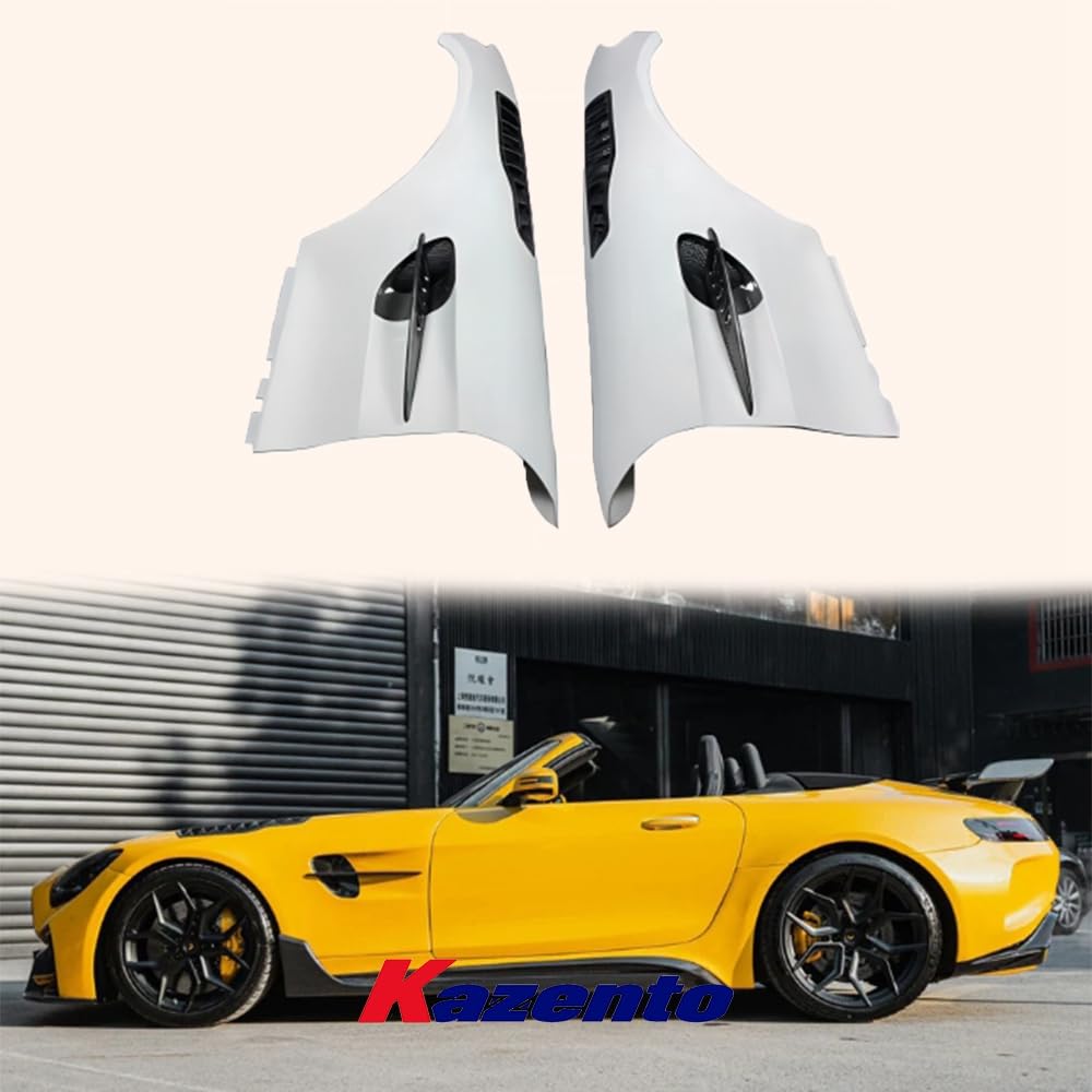Kazento For Mercedes Benz AMG 2015-2021 GT GTS GTR Partial Carbon (Vents) Front Fender - Kazento Carbon Parts