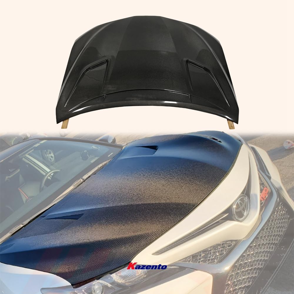 Kazento For Toyota Camry 2018-2023 Carbon Fiber Front Bumper Vented Cooling Hood Bonnet - Kazento Carbon Parts