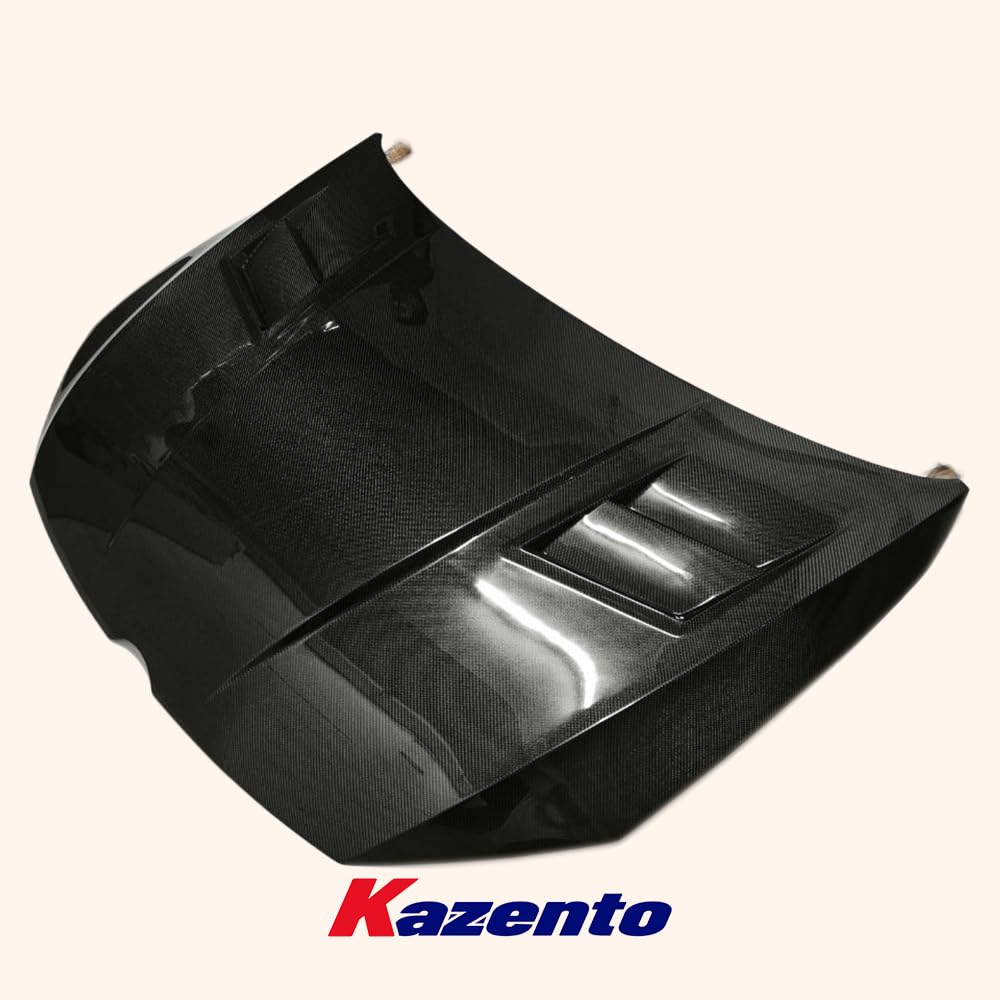 Kazento USA Shipping For VW GOLF 7 7.5 R GTI AS Style Carbon Fiber Cooling Vented Front Hood Bonnet - Kazento Carbon Parts