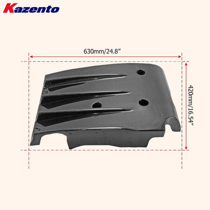 Kazento For Subaru 2004-07 Impreza GDB GDC WRX KZ Style Carbon Fiber Rear Under Diffuser - Kazento Carbon Parts