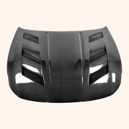 Kazento For Infiniti G37 (2 Door Only) Coupe Only KZ Style Front Hood Bonnet - Kazento Carbon Parts