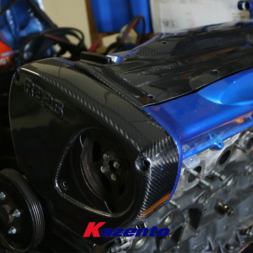 Kazento For Nissan Skyline R34 R33 Engine RB26 DETT Carbon Fiber Cam Cover Interior Kit - Kazento Carbon Parts