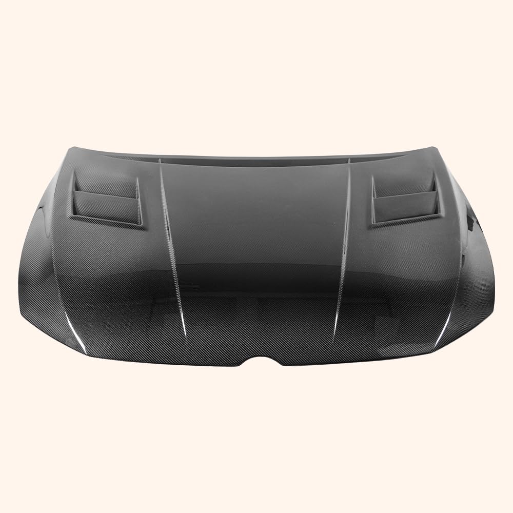 Kazento For VW Golf 8 R GTI Hatchback 2019-24 Carbon KZ Style Front Vented Cooling Hood - Kazento Carbon Parts