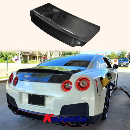 Kazento Rear Trunk For Nissan For R35 Gtr Do Style Carbon Fiber Shipping from the USA - Kazento Carbon Parts