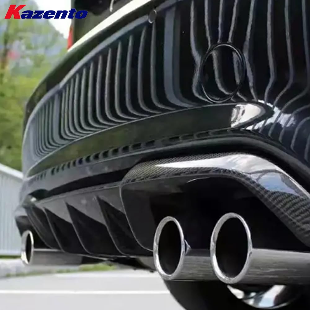 Kazento For BMW M2 F87 Coupe 2016-21 Carbon MP Style Rear Bumper Bottom Diffuser Lip - Kazento Carbon Parts